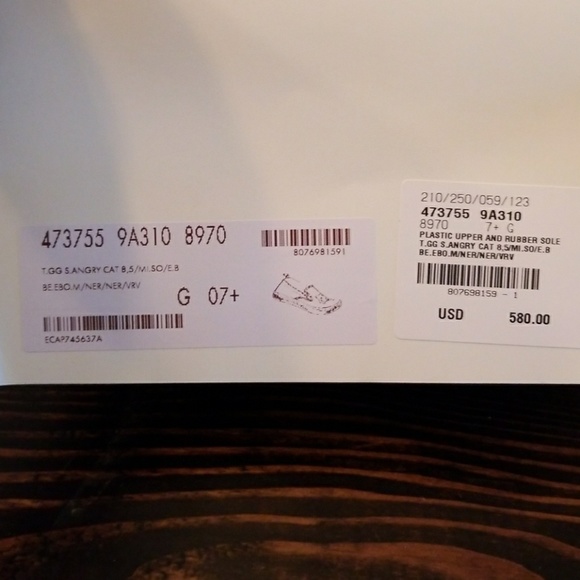 Gucci Angry Cat GG Skater Slides - Picture 6 of 8